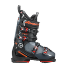 A Nordica Sportmachine 3 130 ski boot in gray with red and black detailing. The boot features a stiff flex rating of 130 and a 3 Force Construction design.