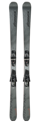 Nordica Steadfast 80 DC Skis 2027 in Grey Green and Anthracite with Marker TP2 Light 11 FDT bindings and Double Core construction.