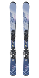 Nordica Team G junior skis with FDT 4.5 bindings, featuring a lightweight composite construction and On Piste Rocker for easy turns and progression.