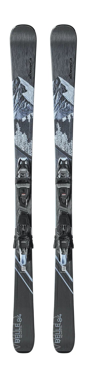 A pair of 2027 Nordica Wild Belle 84 skis that are designed for intermediate to advanced female skiers.