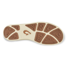 A black Olukai Men's Nohea Moku shoe on a white background