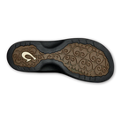 A black Olukai Women's Ohana flip-flop sandal on a white background