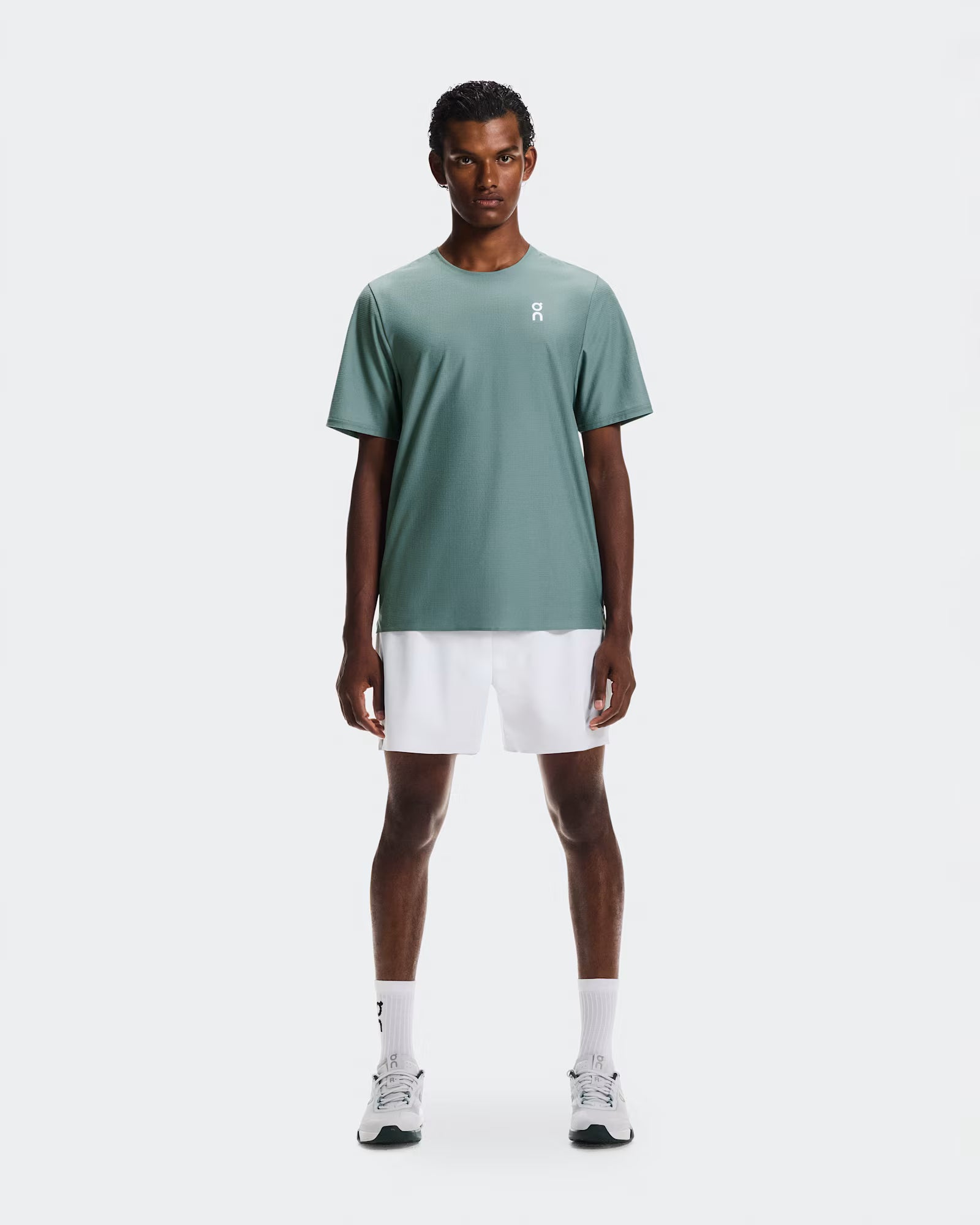 Shop the On Men's Court 5" Shorts. Lightweight comfort, breathable performance, and unrestricted movement for court sports.