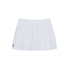 On Women's Court Pleated Skirt featuring lightweight performance fabric, pleated styling, built-in shorts, and athletic comfort.