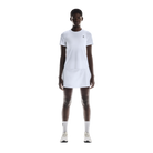 On Women's Court Pleated Skirt featuring lightweight performance fabric, pleated styling, built-in shorts, and athletic comfort.