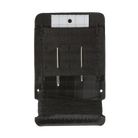 The inside of a Patagonia Field Repair Kit, featuring a weather-resistant 100% recycled nylon ripstop shell, organized interior pockets, heavy-duty needles, high-tenacity thread, and pressure-sensitive repair patches.