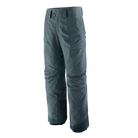 Front view of the Patagonia Men's Storm Shift Pants featuring a 2-layer GORE-TEX shell made from 100% recycled polyester, a body-mapped zig-zag fleece and mesh lining, outer thigh ventilation zips with mesh backing, adjustable waist tabs with belt loops, dual zippered thigh pockets, scuff guards at the inner ankles, internal gaiters with gripper elastic, and an embedded RECCO reflector.