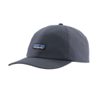 Front view of a smolder blue Patagonia Terrebonne Hat featuring lightweight 100% recycled polyester ripstop fabric, an unstructured mid-crown six-panel profile, NetPlus precurved brim, and an adjustable rear strap closure.