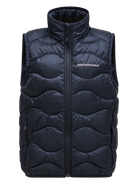 Peak Performance JR Helium Down Vest featuring premium down insulation, wind-resistant fabric, zippered pockets, and a junior-specific fit for winter adventures.