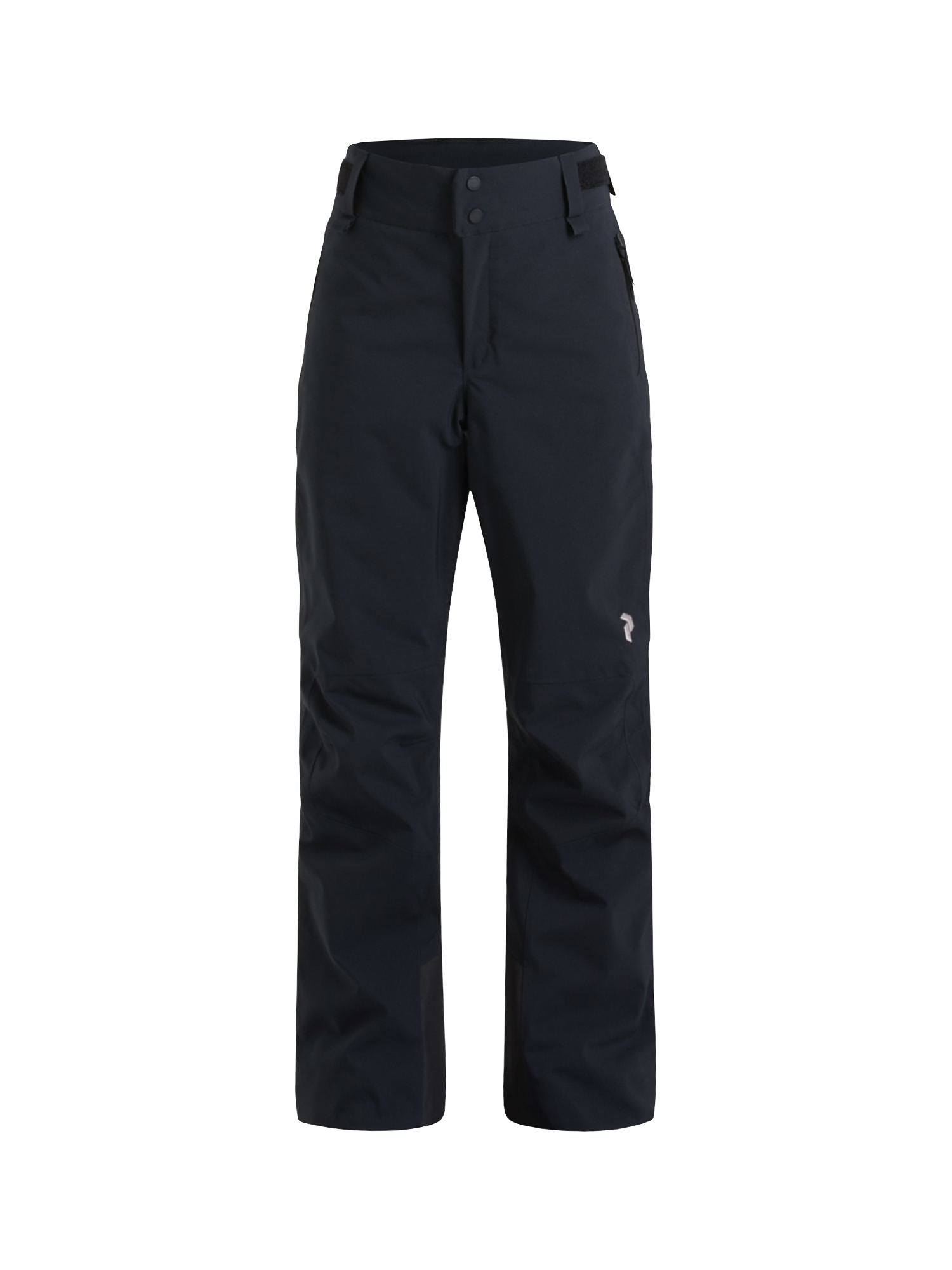 Peak Performance JR Maroon 2L Insulated Ski Pants featuring waterproof 2-layer construction, lightweight insulation, articulated knees, and a junior-specific fit.
