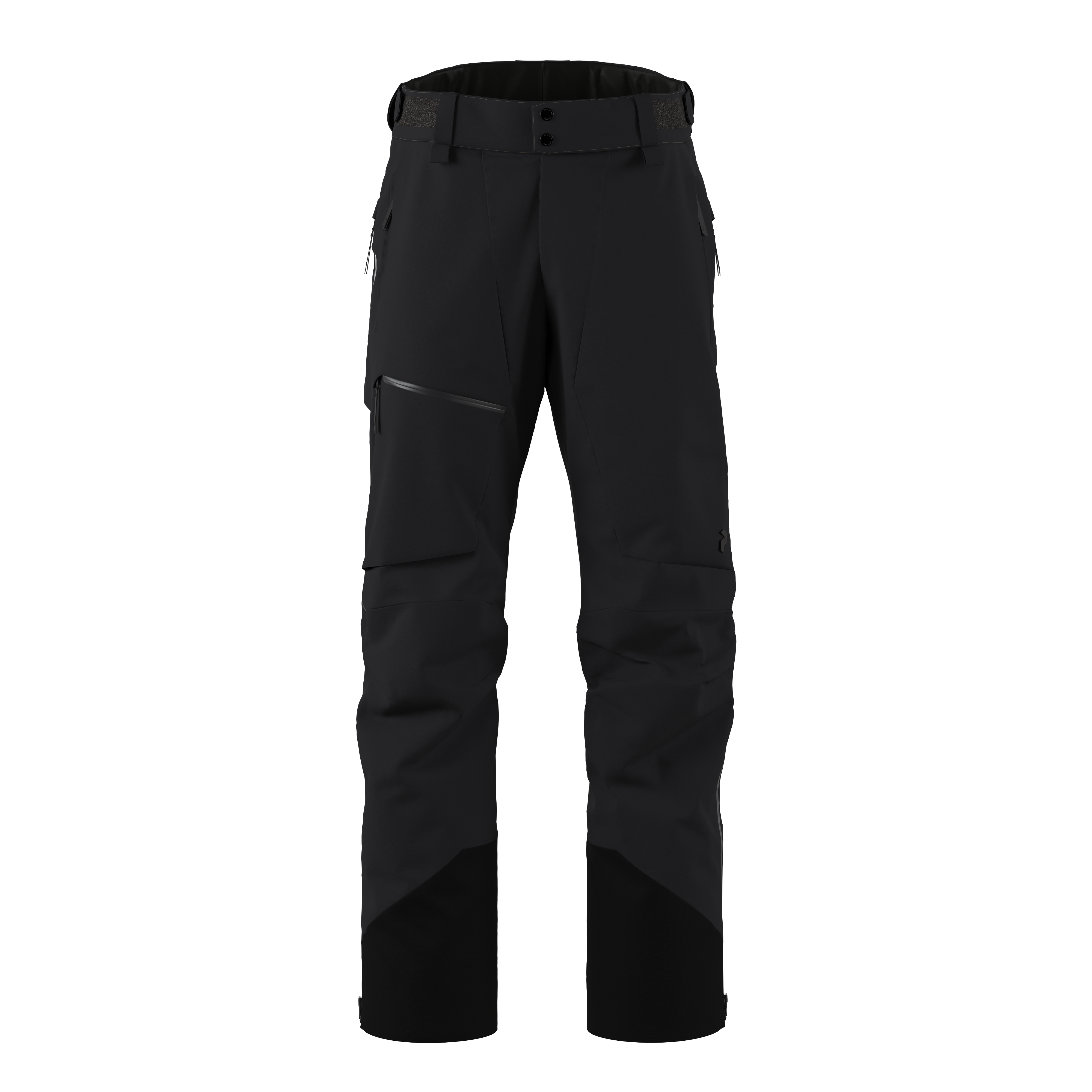 Peak Performance Men's Alpine GORE-TEX Shell Ski Pants featuring waterproof GORE-TEX construction, articulated knees, stretch fabric, and an athletic fit.
