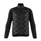 Peak Performance Men's Helium Hybrid Down Jacket featuring premium down insulation, stretch panels, wind-resistant fabric, and lightweight alpine performance.
