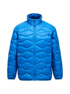 Peak Performance Men's Helium Jacket featuring lightweight synthetic insulation, wind-resistant fabric, zippered pockets, and an athletic fit for winter activities.