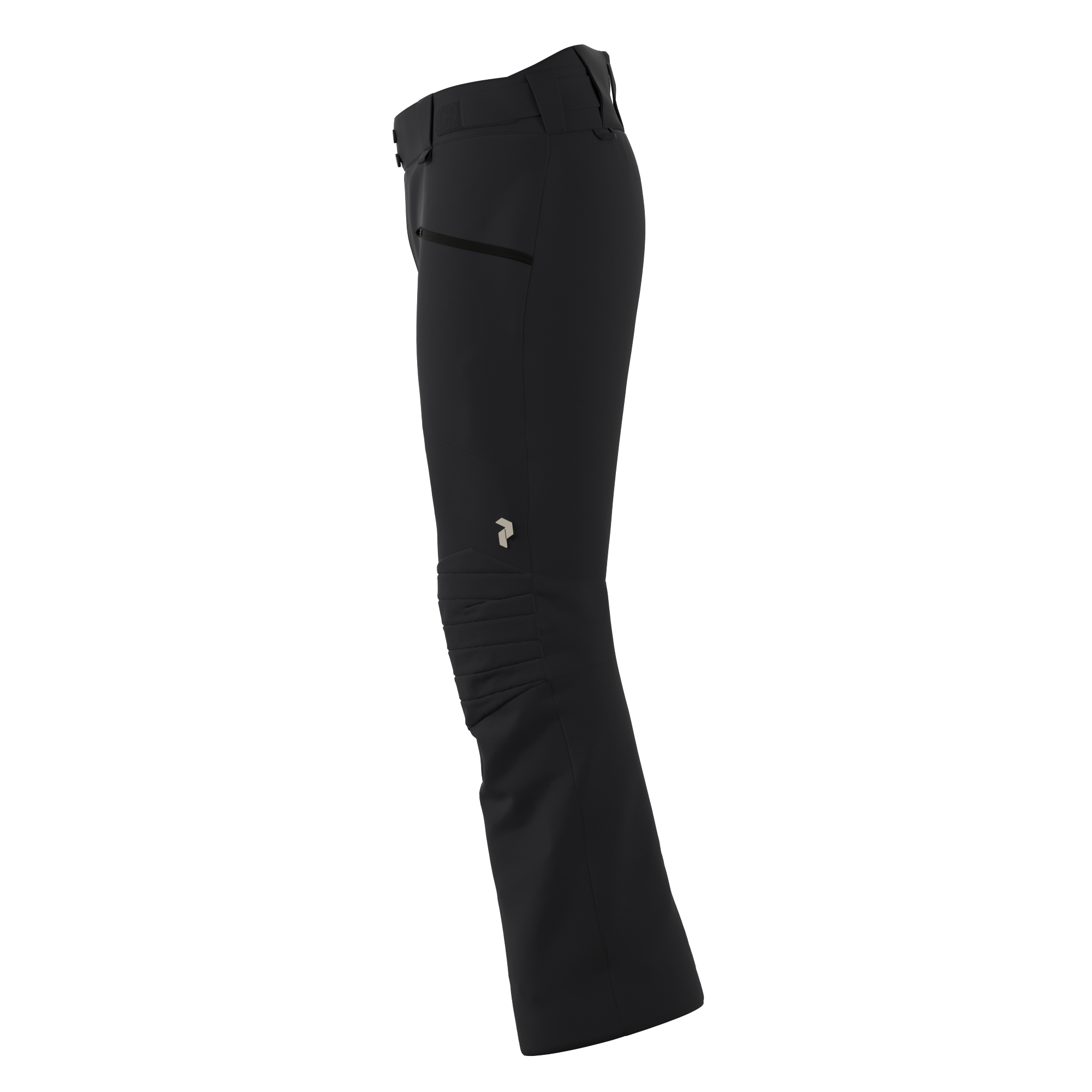 Peak Performance Men's Scoot Insulated Ski Pants featuring waterproof construction, lightweight insulation, articulated knees, stretch fabric, and an athletic fit.