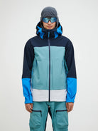 Peak Performance Men's Vislight GORE-TEX C-KNIT Ski Jacket featuring waterproof GORE-TEX C-KNIT™ construction, helmet-compatible hood, and lightweight alpine performance.