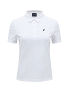 Peak Performance Women's Alta Golf Polo featuring lightweight performance fabric, breathable comfort, and a flattering athletic fit.