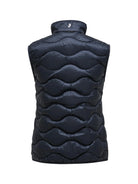 Peak Performance Women's Helium Down Vest featuring premium down insulation, wind-resistant fabric, zippered pockets, and a lightweight packable design.