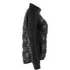 Peak Performance Women's Helium Hybrid Down Jacket featuring premium down insulation, stretch panels, wind-resistant fabric, and a women's-specific fit for alpine performance.