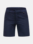 Peak Performance Women's Illusion Golf Shorts featuring lightweight stretch fabric, breathable comfort, and a streamlined athletic fit.