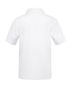  Fila Boys Player Core Polo, tennis clothing, boys' polo shirt, breathable polo, classic design polo, three-button placket, Fila logo, tennis apparel, young tennis players, tennis gear, Swiss Sports Haus, West Vancouver sports shop.