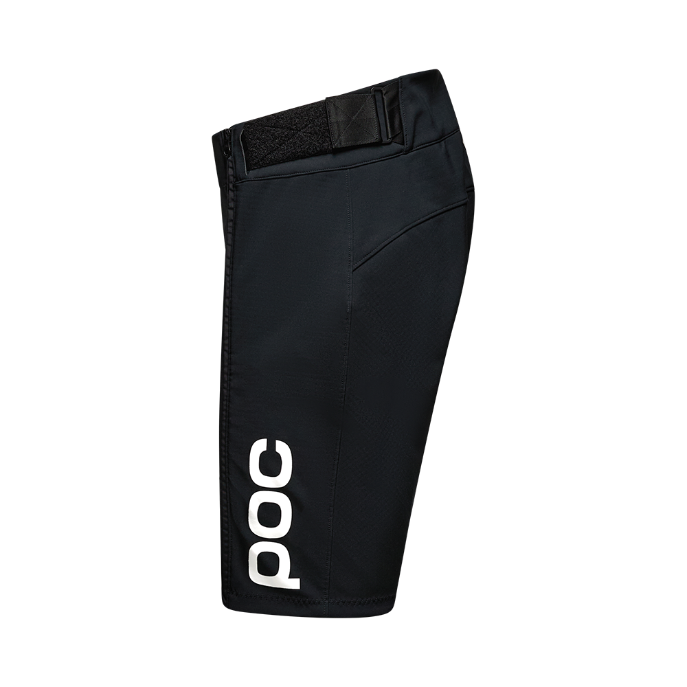 A pair of black POC M's Race Shorts that are designed for ski racing and features 4-way stretch.
