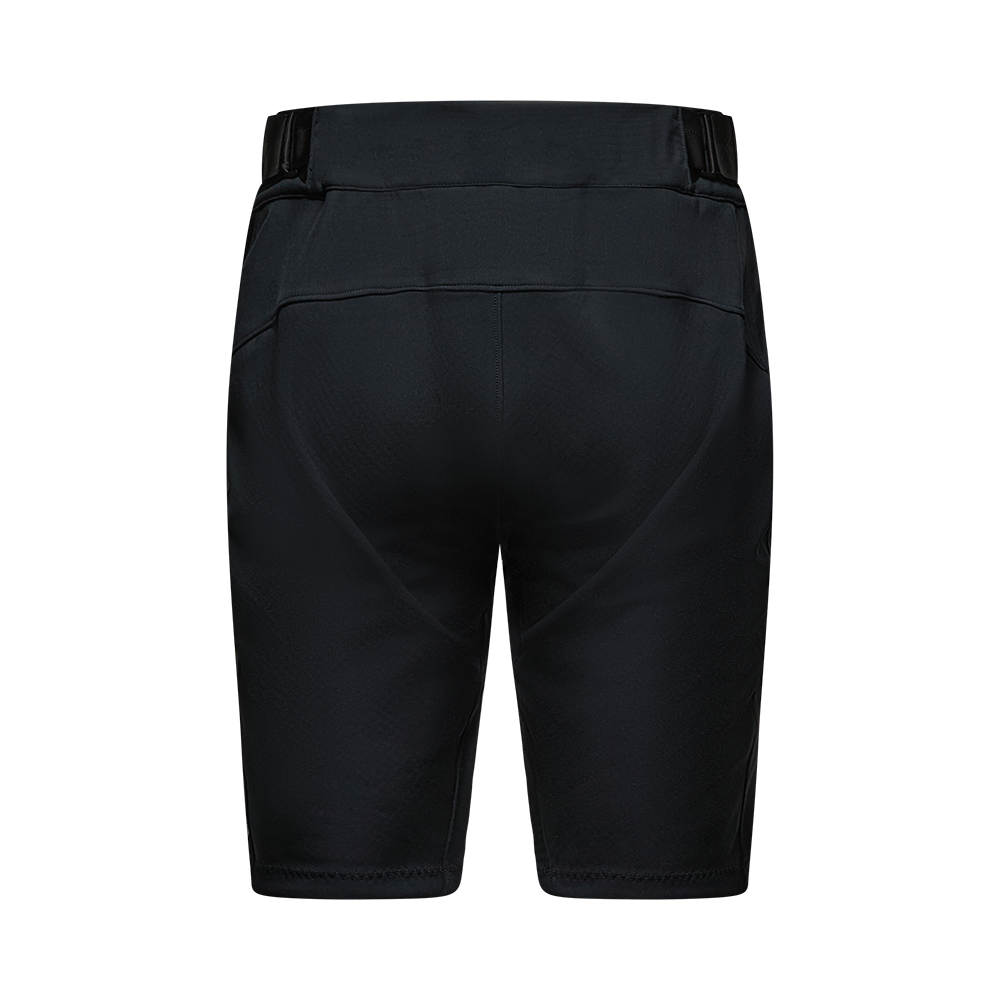 A pair of black POC M's Race Shorts that are designed for ski racing and features 4-way stretch.