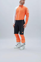 POC Race Shorts featuring lightweight insulation, full-length side zippers, weather-resistant construction, and an ergonomic race-specific fit.