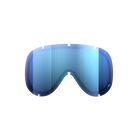 A mirrored POC Retina Mid High Clarity Partly Sunny Blue spare lens.
