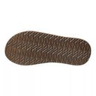 A black and brown Reef Mens Cushion Bounce Phantom LE flip-flop sandal on a white background