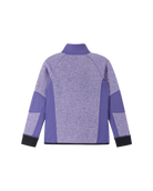Reima JR Laskien Fleece Sweater featuring lightweight fleece, half-zip collar, breathable fabric, and a junior-specific fit for winter activities.