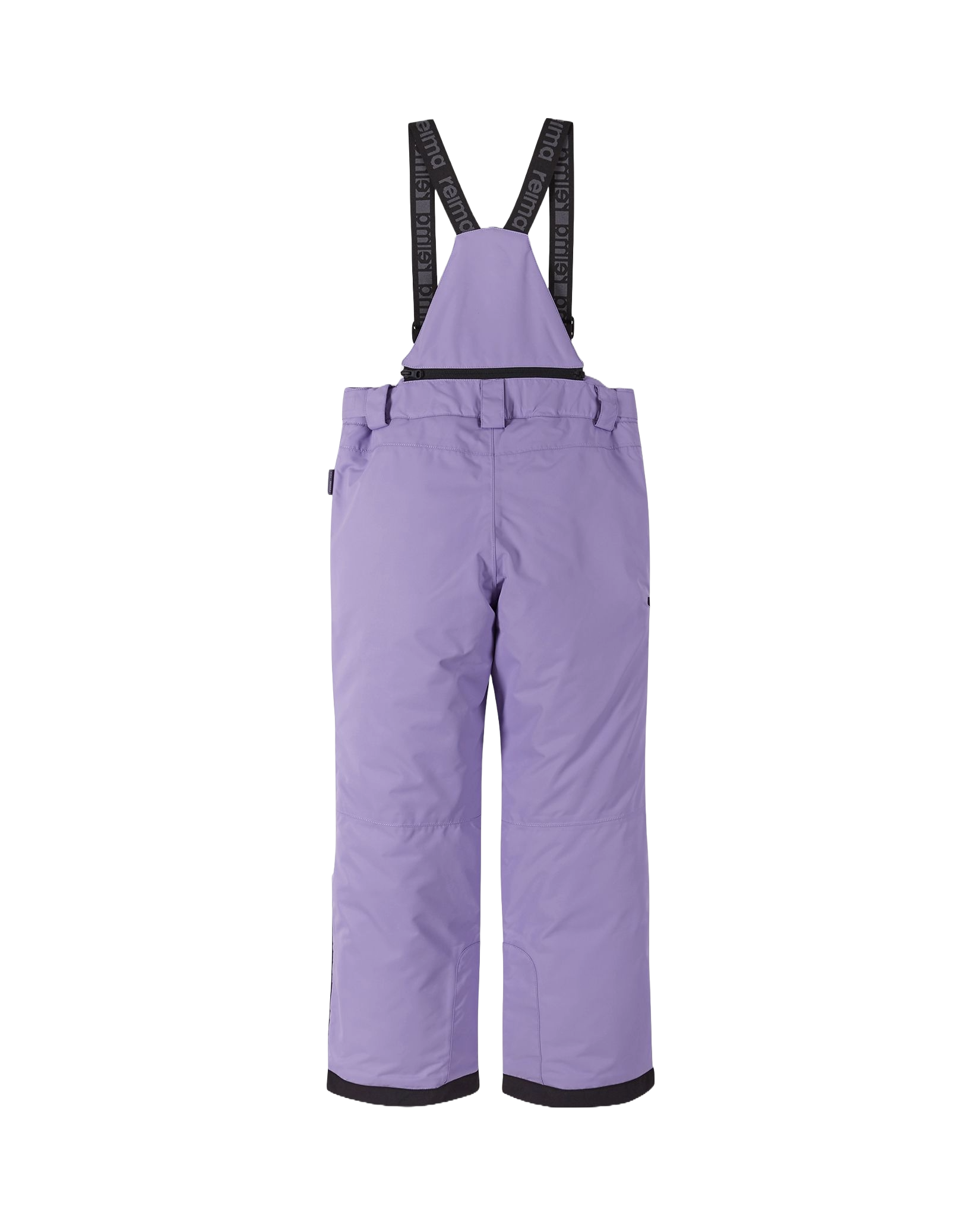 Reima JR Terrie Ski Pants featuring waterproof construction, lightweight insulation, reinforced knees, snow gaiters, and a junior-specific fit for winter adventures.