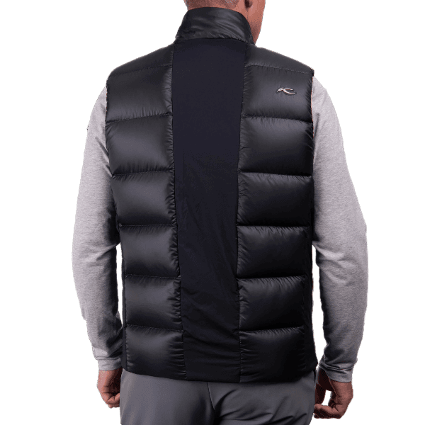 KJUS Men’s FRX Blackcomb Vest, men’s ski vest, high-performance ski vest, insulated vest, lightweight ski vest, KJUS winter apparel, ski clothing for men, premium ski gear, winter sports vest, Swiss Sports Haus, West Vancouver ski shop.