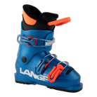 Lange RSJ 50 ski boots, junior ski boots, youth ski boots, beginner ski boots, comfortable ski boots for kids, easy-to-use ski boots, lightweight ski boots, adjustable ski boots, skiing gear for children, winter sports gear, ski shop, Swiss Sports Haus, West Vancouver ski shop.