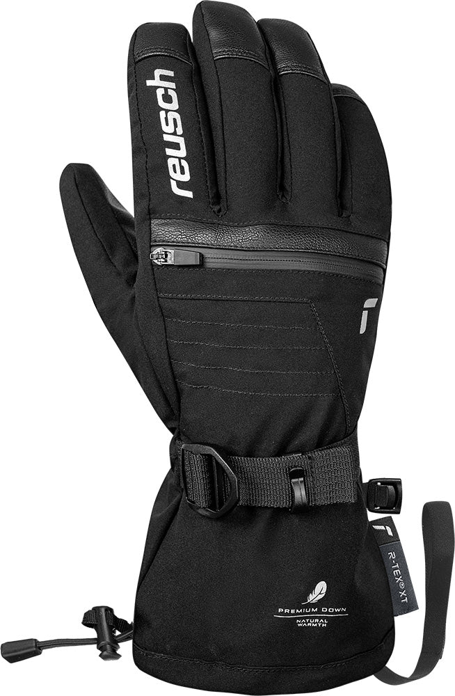 Reusch Lando R-TEX XT alpine ski glove with Real Down insulation, waterproof membrane and integrated Heating Pocket.