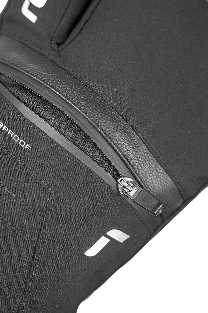 Reusch Lando R-TEX XT Lobster Glove in Black/Silver with Real Down insulation, waterproof membrane and Heating Pocket.