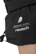 Reusch Kids Kaden Down R-TEX XT Glove in Black with Real Down insulation, waterproof R-TEX XT membrane and long powder cuff.