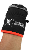 Reusch Worldcup Warrior R-TEX XT alpine race glove with composite knuckle protection, finger padding and digital goatskin palm.