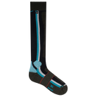 Anatomical L/R-specific Rohner Ski Power Socks featuring full terry plush cushioning, piqué weave air channels, bioceramic yarn blend, and hand-linked seamless toe construction.