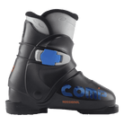 Rossignol Comp J1 JR Ski Boots in Black 2026 featuring a junior-specific fit, soft flex, and simple single-buckle closure for young beginner skiers.