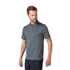 Rossignol Men's Slub Active Golf Polo featuring lightweight slub-textured fabric, moisture-wicking performance, and an athletic fit.