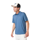 Rossignol Men's Slub Active Golf Polo featuring lightweight slub-textured fabric, moisture-wicking performance, and an athletic fit.