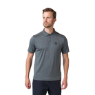Rossignol Men's Slub Active Golf Polo featuring lightweight slub-textured fabric, moisture-wicking performance, and an athletic fit.