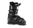 A black Rossignol Pure Comfort 60 women's ski boot that is built with a sturdy construction and wide 104mm high-volume last.