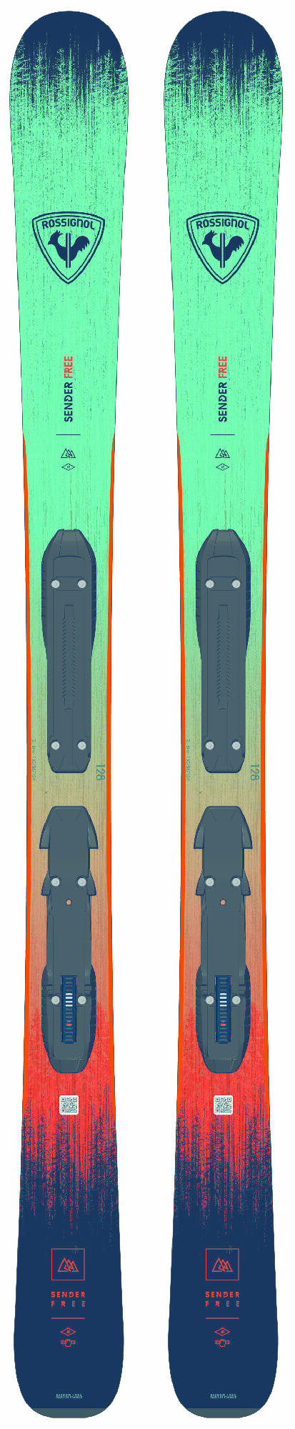 Rossignol Sender Kid skis with Look Kid X binding 2026