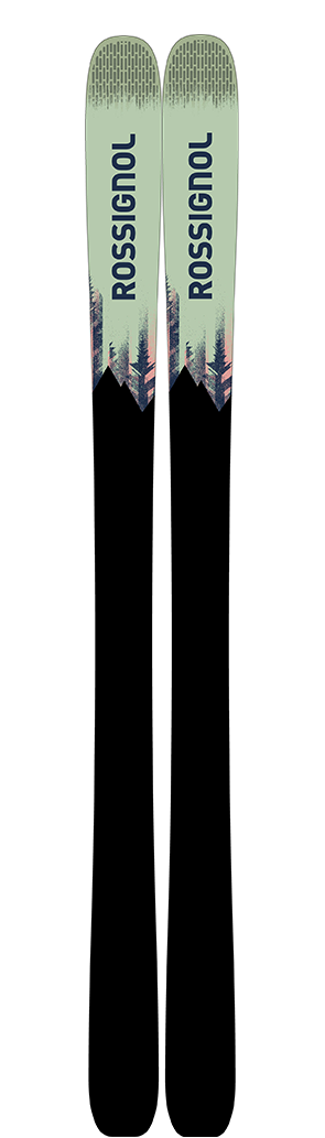 A pair of 2027 Rossignol Soul W 92 women's skis that are designed for freeride and all-mountain skiing.