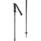 A gray Rossignol Tactic Ski Pole that is designed for men that features a lightweight aluminum shaft and an all-mountain basket.