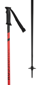 Rossignol Tactic Ski Poles featuring lightweight aluminum shafts, ergonomic grips, adjustable wrist straps, and all-mountain baskets.