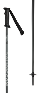 Rossignol Tactic Ski Poles featuring lightweight aluminum shafts, ergonomic grips, adjustable wrist straps, and all-mountain baskets.