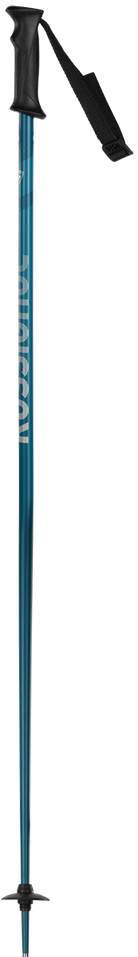 Rossignol Tactic Ski Poles featuring lightweight aluminum shafts, ergonomic grips, adjustable wrist straps, and all-mountain baskets.