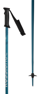 Rossignol Tactic Ski Poles featuring lightweight aluminum shafts, ergonomic grips, adjustable wrist straps, and all-mountain baskets.